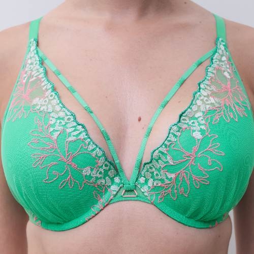 Chantelle Spice groen push up bh