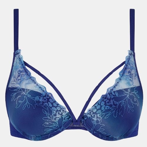 Chantelle Spice marine blauw push up bh