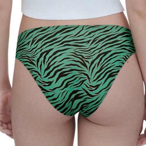 Chantelle Pulse groen/print slip