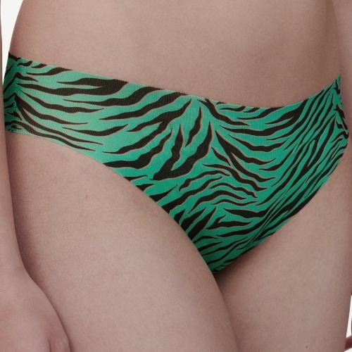 Chantelle Pulse groen/print slip