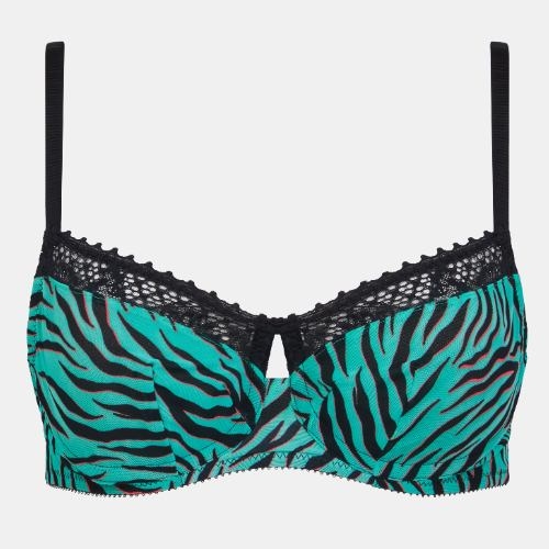 Chantelle Pulse groen/print voorgevormde bh