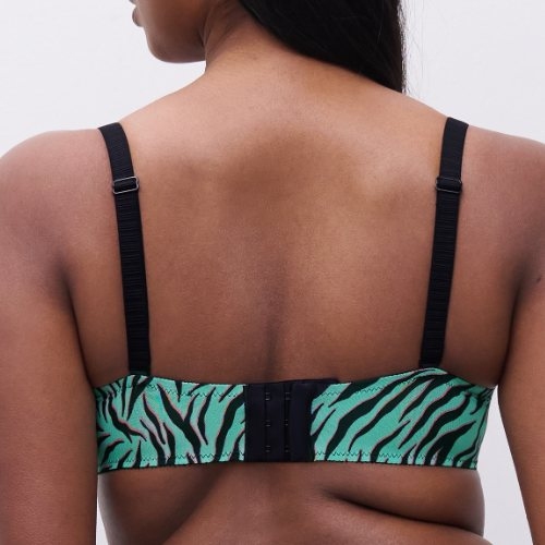Chantelle Pulse groen/print voorgevormde bh