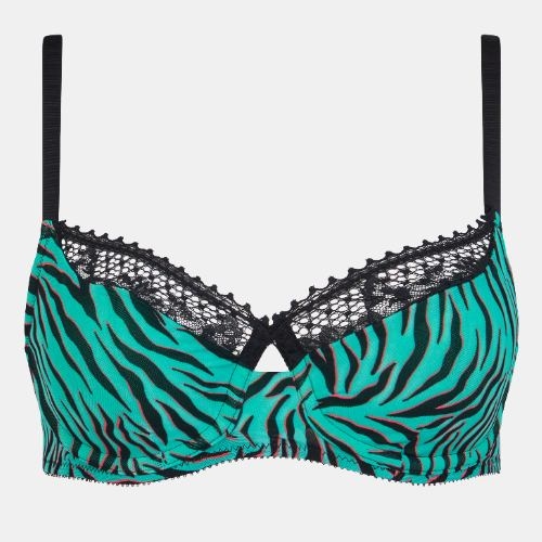 Chantelle Pulse groen/print voorgevormde bh