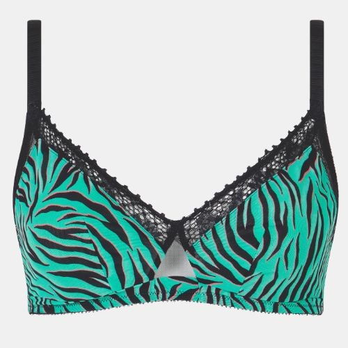 Chantelle Pulse groen/print wireless bh