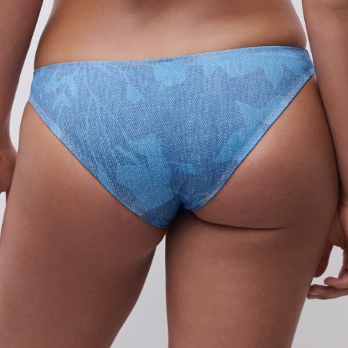 Chantelle Badmode Easy Pop jeans blauw bikini broekje