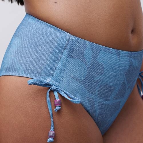 Chantelle Badmode Easy Pop jeans blauw bikini broekje