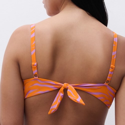 Chantelle Badmode Easy Pop oranje/roze voorgevormde bikinitop