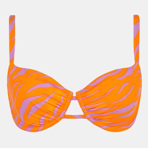Chantelle Badmode Easy Pop oranje/roze voorgevormde bikinitop