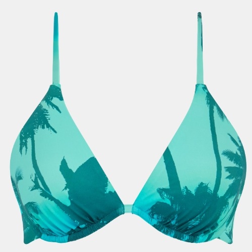 Chantelle Badmode Easy Pop blauw soft-cup bikinitop
