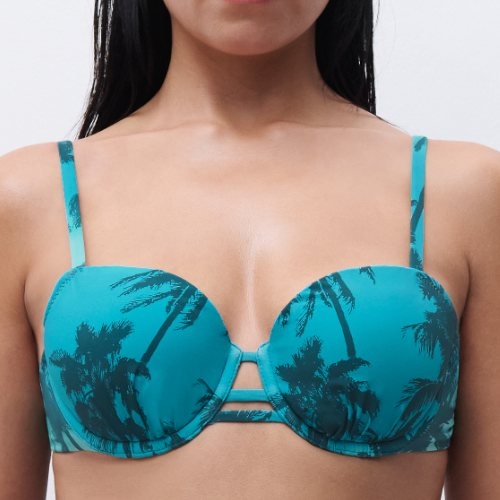 Chantelle Badmode Easy Pop blauw voorgevormde bikinitop