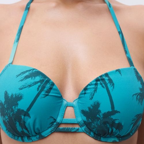Chantelle Badmode Easy Pop blauw voorgevormde bikinitop
