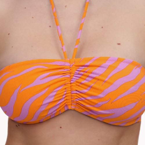 Chantelle Badmode Easy Pop oranje/roze soft-cup bikinitop