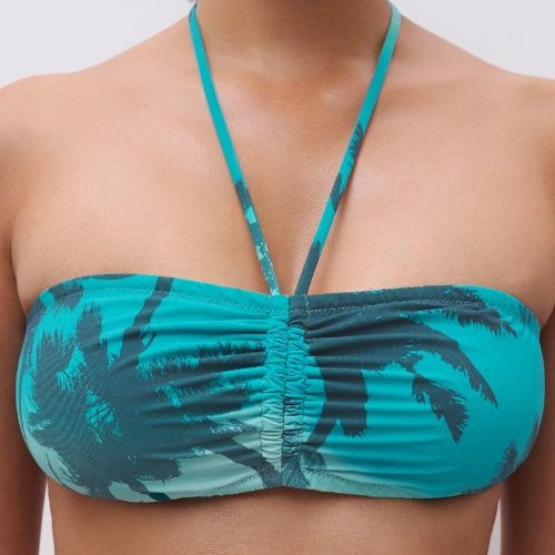 Chantelle Badmode Easy Pop blauw soft-cup bikinitop