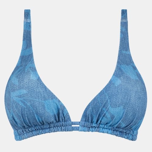 Chantelle Badmode Easy Pop jeans blauw voorgevormde bikinitop