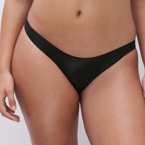 Chantelle Badmode Metallic zwart bikini broekje