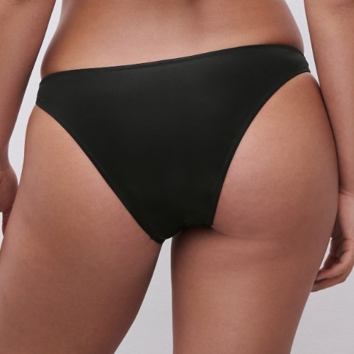 Chantelle Badmode Metallic zwart bikini broekje