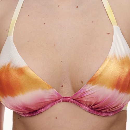 Chantelle Badmode Metallic multicolor soft-cup bikinitop