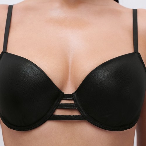 Chantelle Badmode Metallic zwart voorgevormde bikinitop