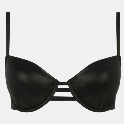 Chantelle Badmode Metallic zwart voorgevormde bikinitop