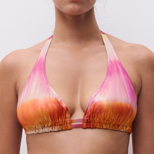 Chantelle Badmode Metallic multicolor soft-cup bikinitop