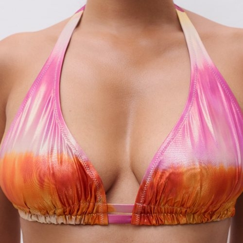 Chantelle Badmode Metallic multicolor soft-cup bikinitop