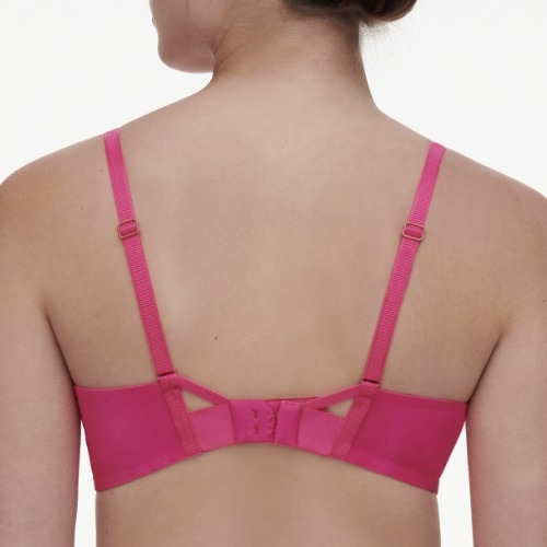 Chantelle Poison rood/roze niet voorgevormde bh