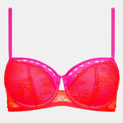 Chantelle Poison rood/roze voorgevormde bh