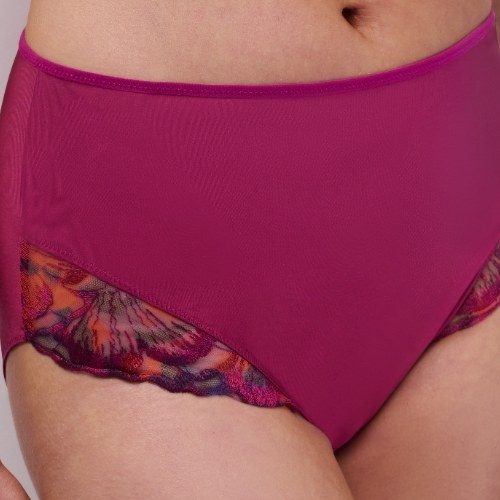 Chantelle Lily fuchsia high brief
