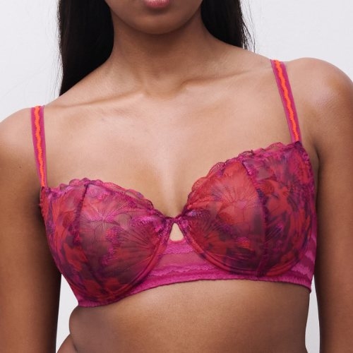 Chantelle Lily fuchsia niet voorgevormde bh