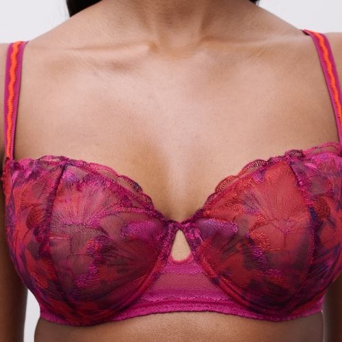 Chantelle Lily fuchsia niet voorgevormde bh
