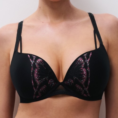 Chantelle Lily zwart push up bh