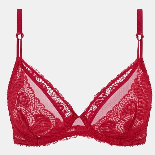 Chantelle Amor rood niet voorgevormde bh