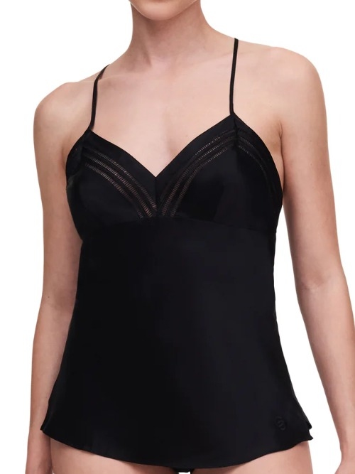 Chantelle Nachtmode Nightshade zwart slaapshirt