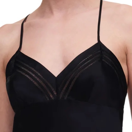 Chantelle Nachtmode Nightshade zwart slaapshirt