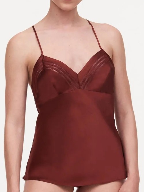 Chantelle Nachtmode Nightshade bordeaux slaapshirt