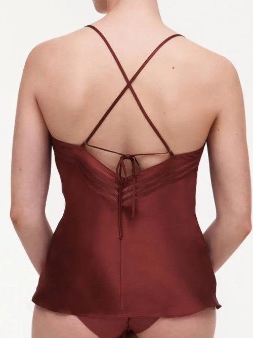 Chantelle Nachtmode Nightshade bordeaux slaapshirt