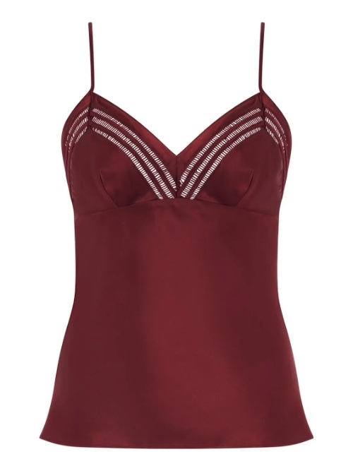 Chantelle Nachtmode Nightshade bordeaux slaapshirt