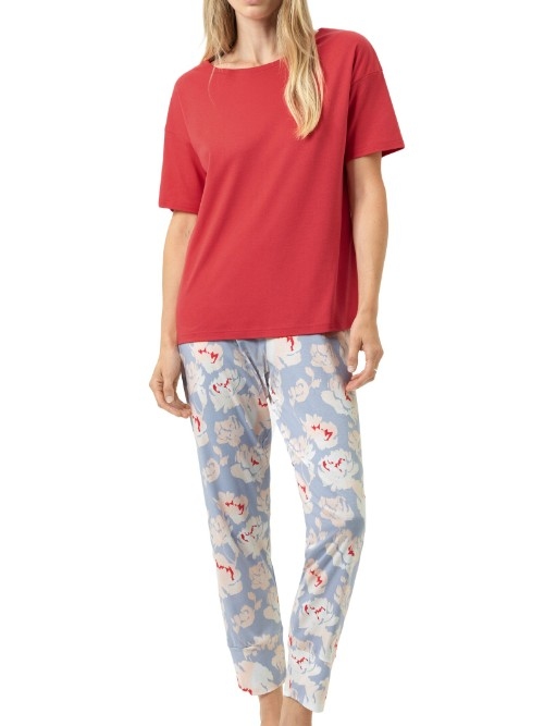Mey Nachtmode Petal Paradise rood pyjama