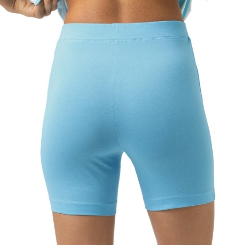 Mey Nachtmode Straight Waves blauw slaapshort