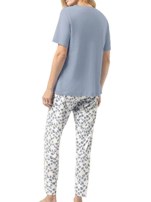 Mey Nachtmode Wild Violets blauw pyjama