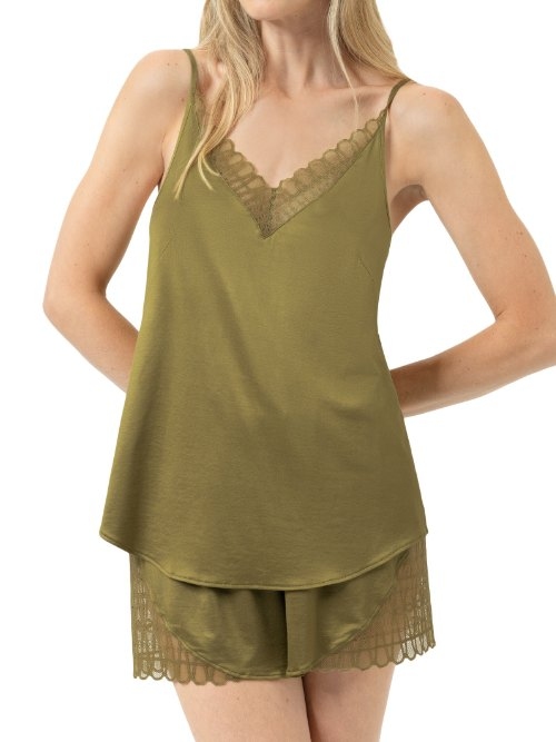 Mey Nachtmode Temptation groen spaghetti top
