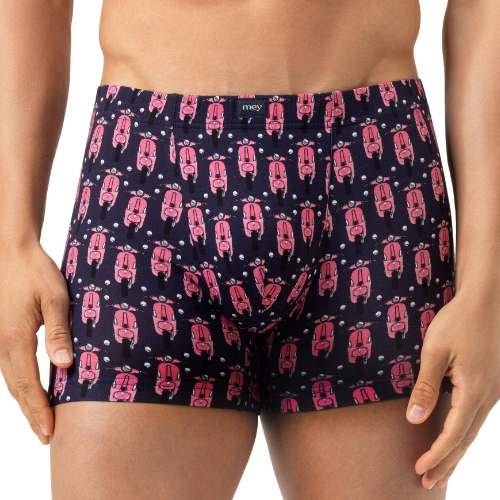 Mey Heren City Glide marine blauw katoenen boxershort