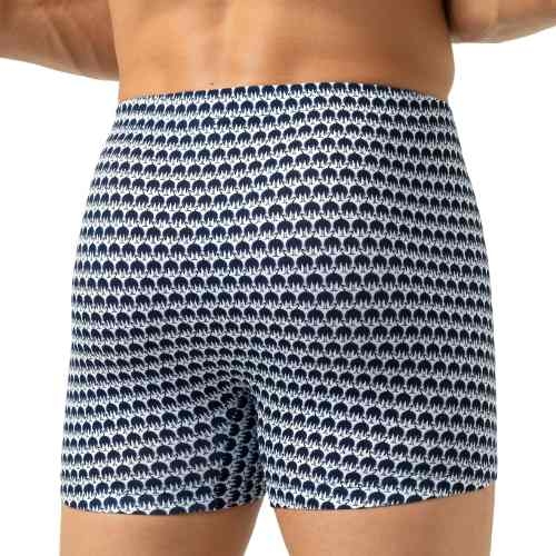 Mey Heren Crane Swarm marine blauw modal boxershort
