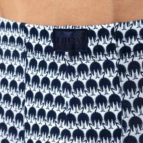 Mey Heren Crane Swarm marine blauw modal boxershort
