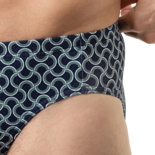 Mey Heren Curves marine blauw heren slip