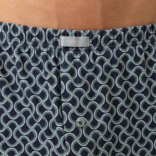 Mey Heren Curves marine blauw wijde boxershort