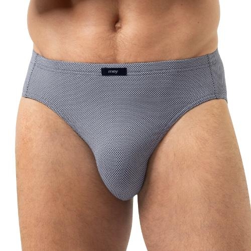 Mey Heren Micro Blue blauw heren slip