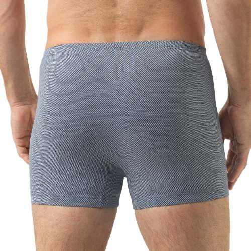 Mey Heren Micro Blue blauw boxershort