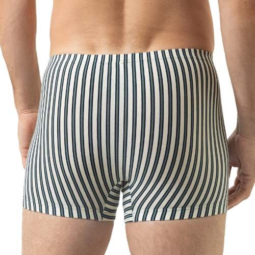 Mey Heren Palm Stripes grijs/wit katoenen boxershort