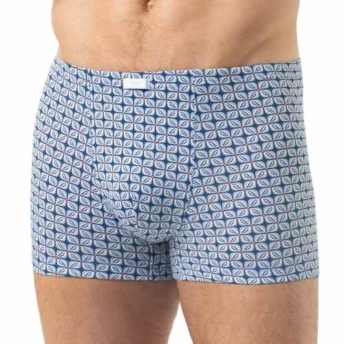 Mey Heren Summer Flower blauw katoenen boxershort